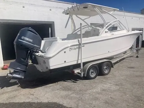 EdgeWater 248CX on trailer