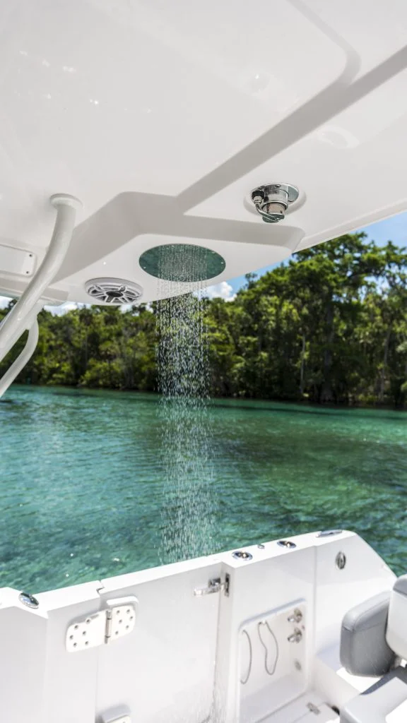 EdgeWater 310SC hardtop rain shower